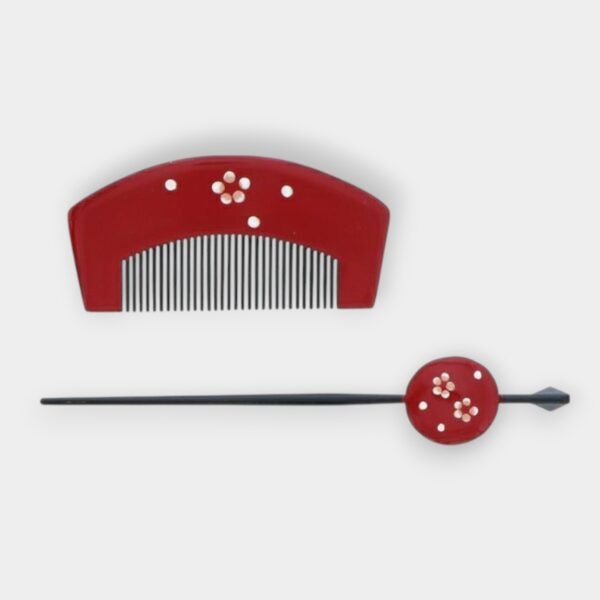 Set Peigne & Kanzashi