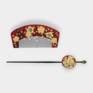 Set Peigne & Kanzashi