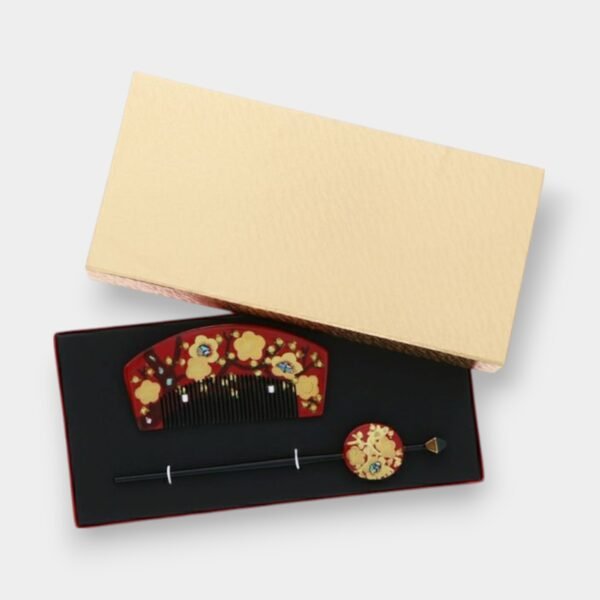 Set Peigne & Kanzashi